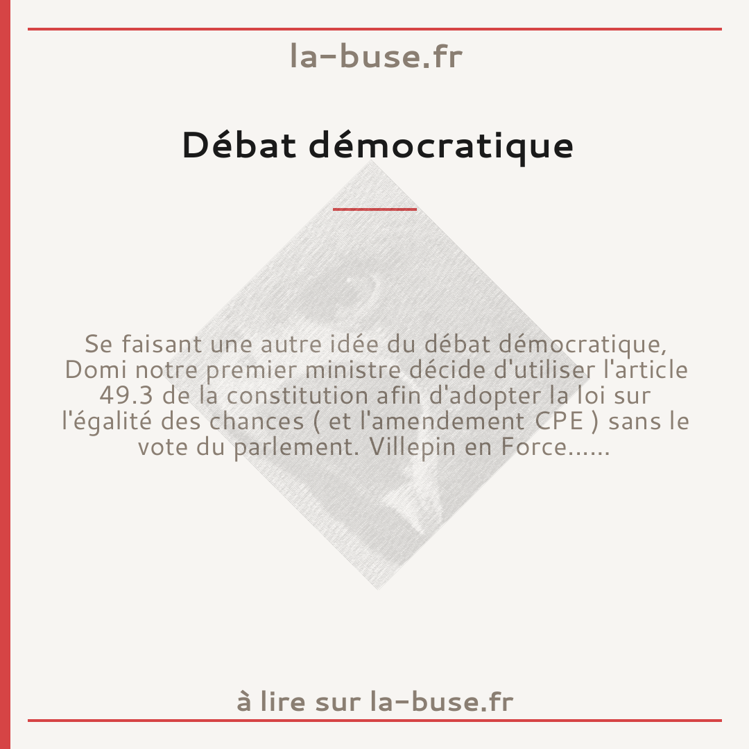 Débat démocratique