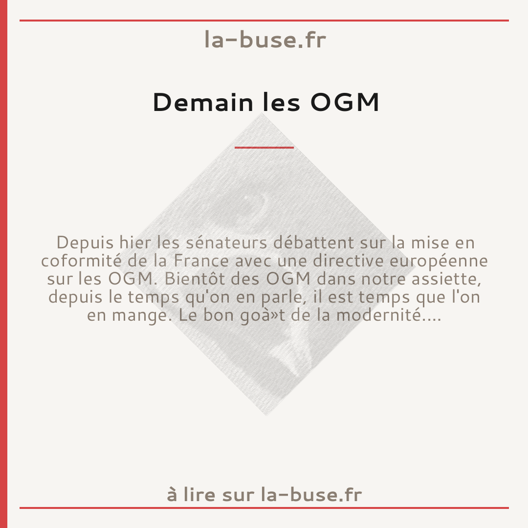 Demain les OGM