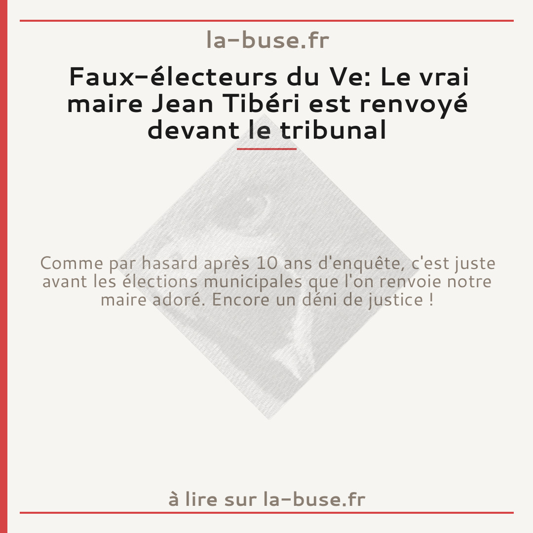 Faux-électeurs du Ve: Le vrai maire Jean Tibéri est renvoyé devant le tribunal