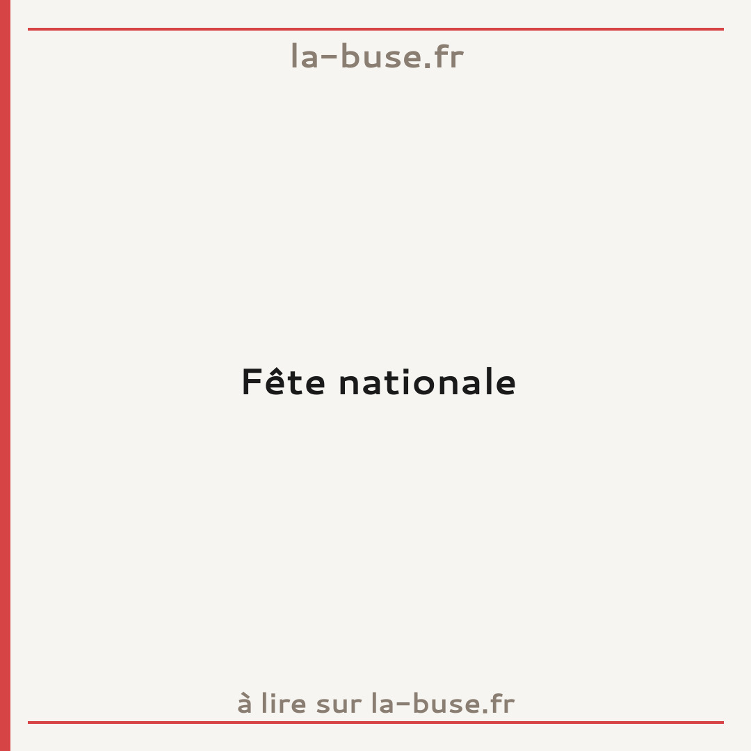 Fête nationale