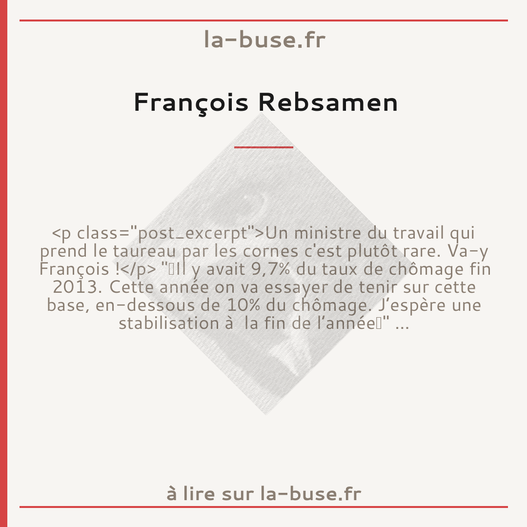 François Rebsamen