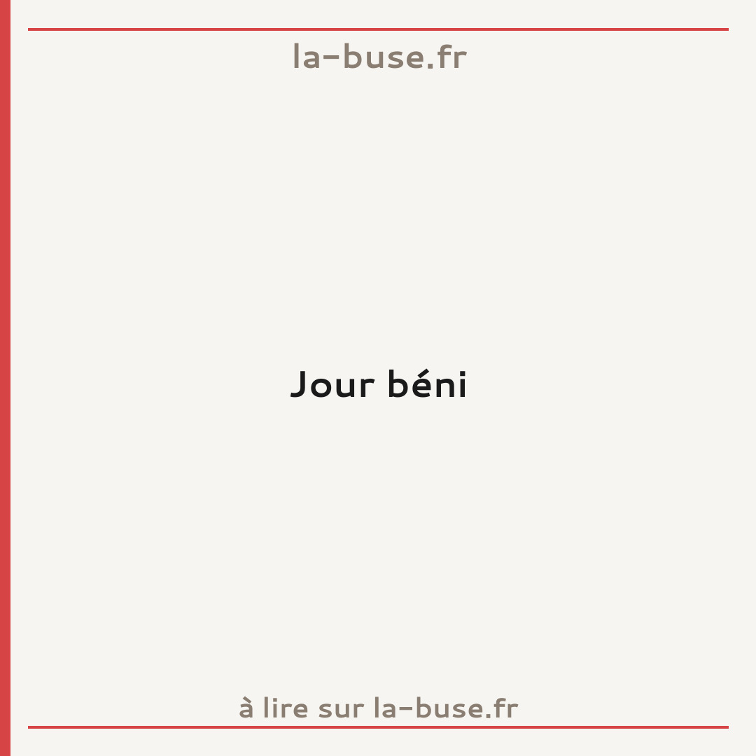 Jour béni
