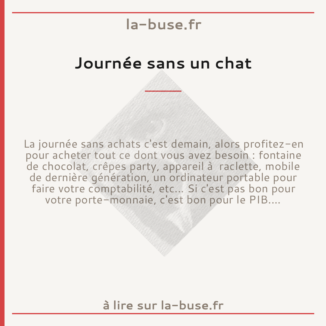 Journée sans un chat