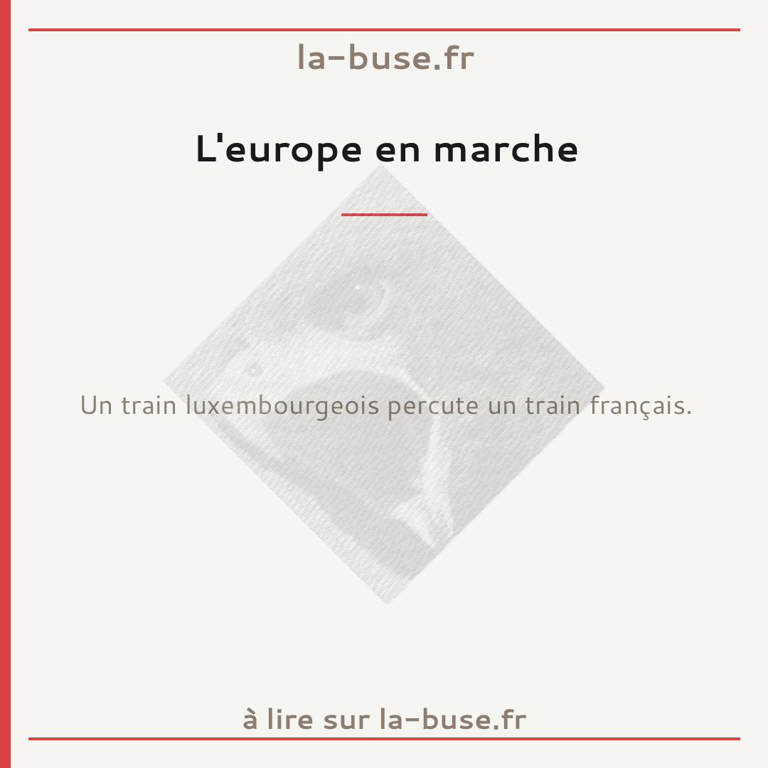 L'europe en marche