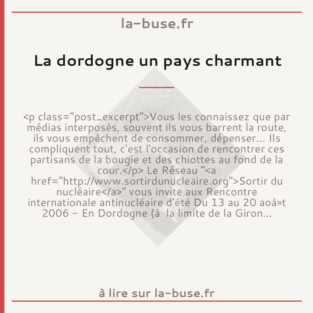 La dordogne un pays charmant