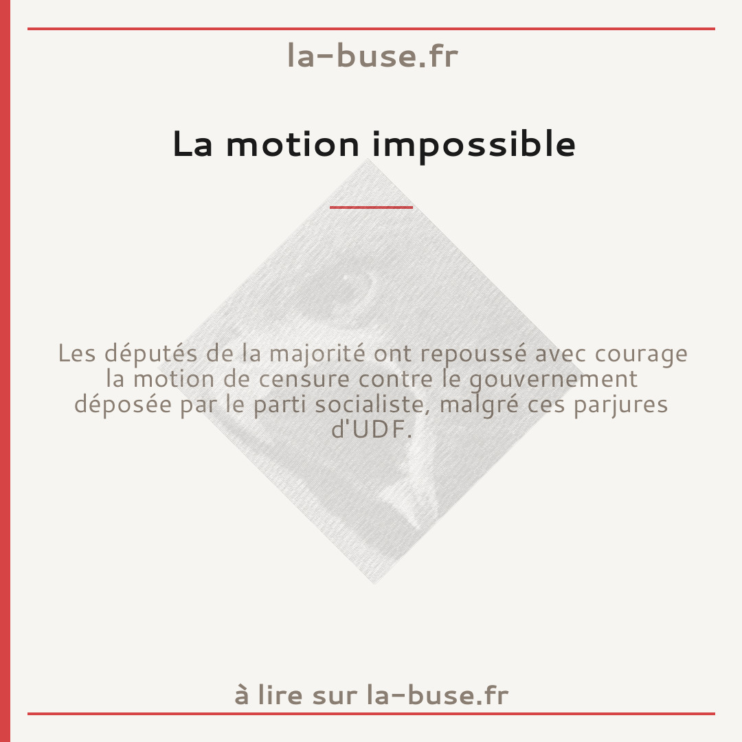 La motion impossible
