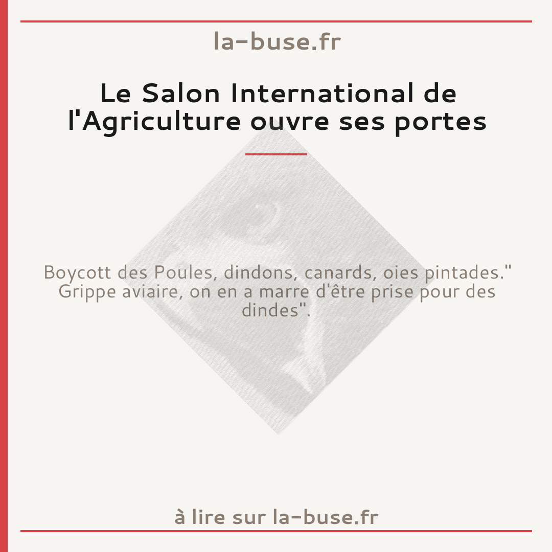 Le Salon International de l'Agriculture ouvre ses portes