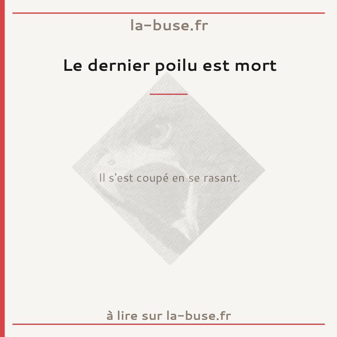 Le dernier poilu est mort