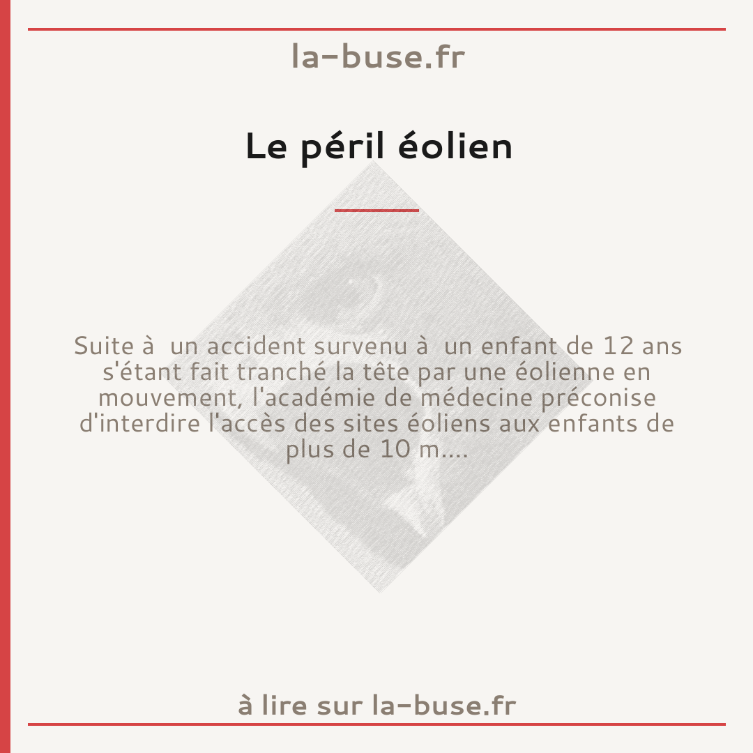 Le péril éolien