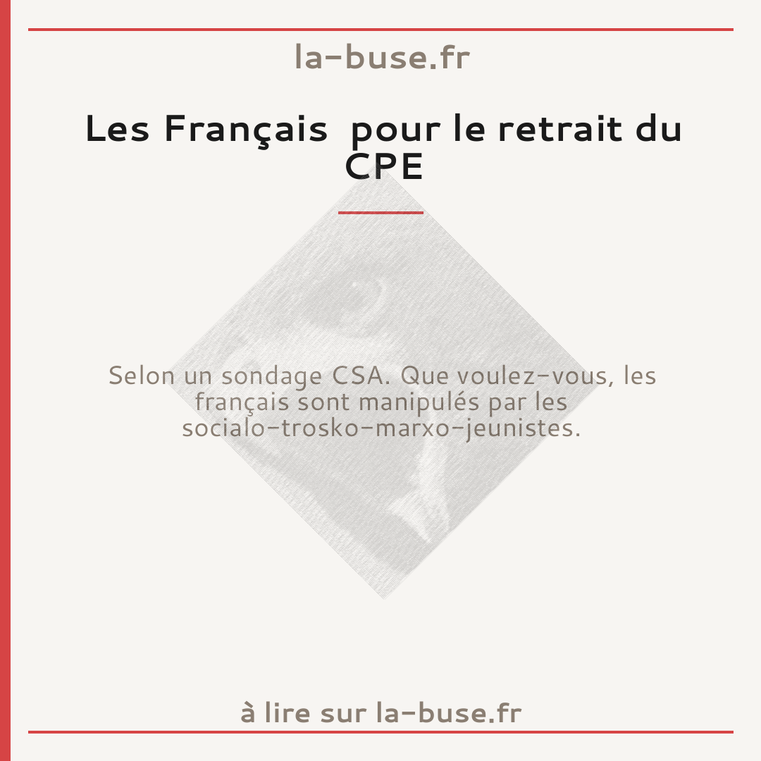 Les Français  pour le retrait du CPE