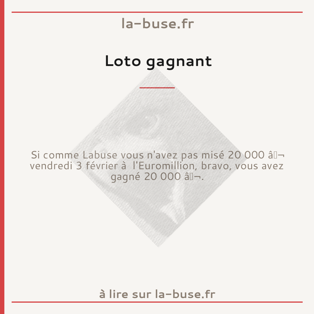 Loto gagnant