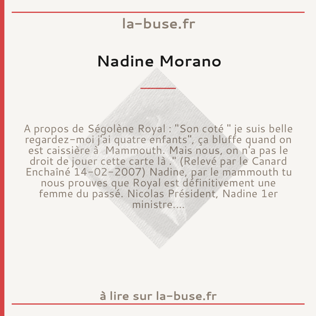 Nadine Morano