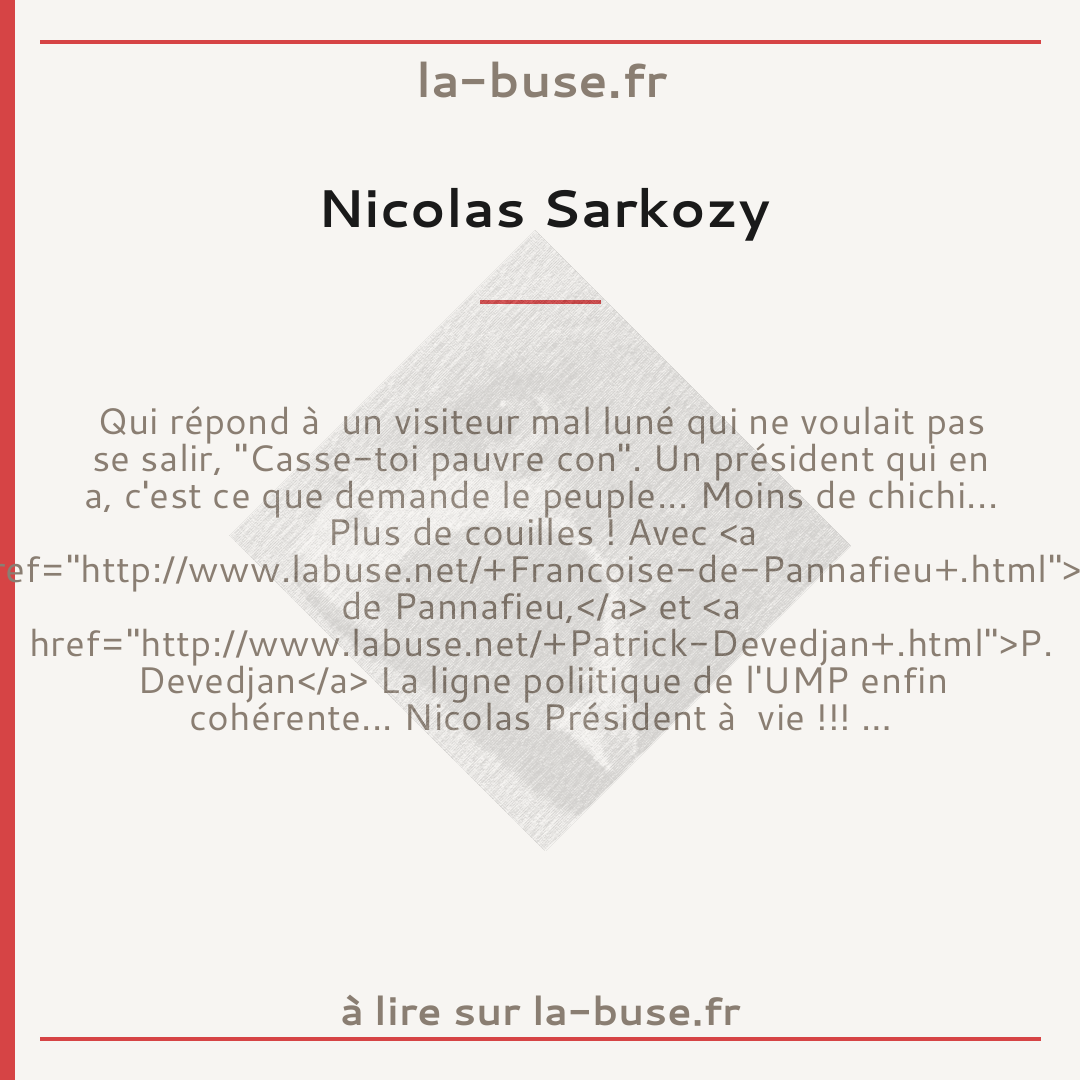 Nicolas Sarkozy