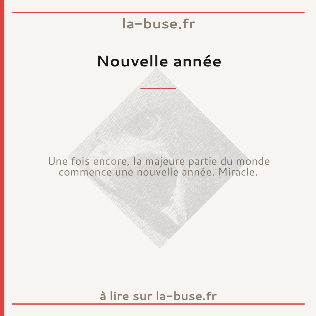 Nouvelle année