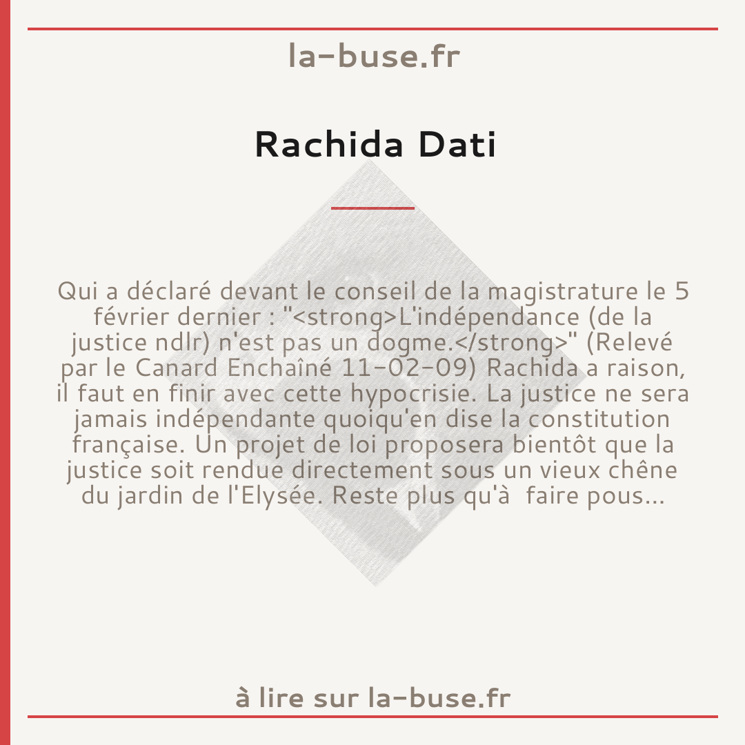Rachida Dati