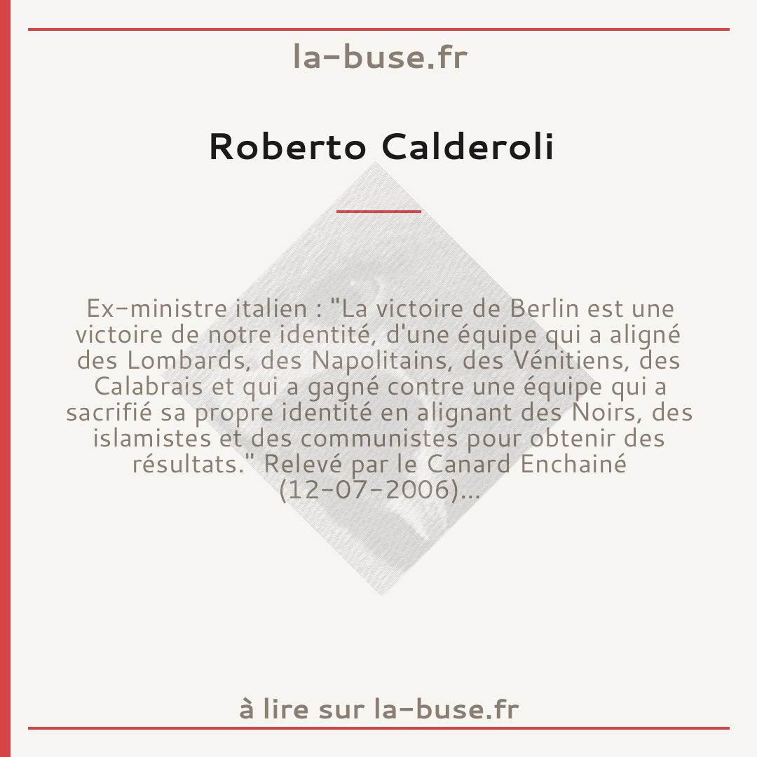 Roberto Calderoli