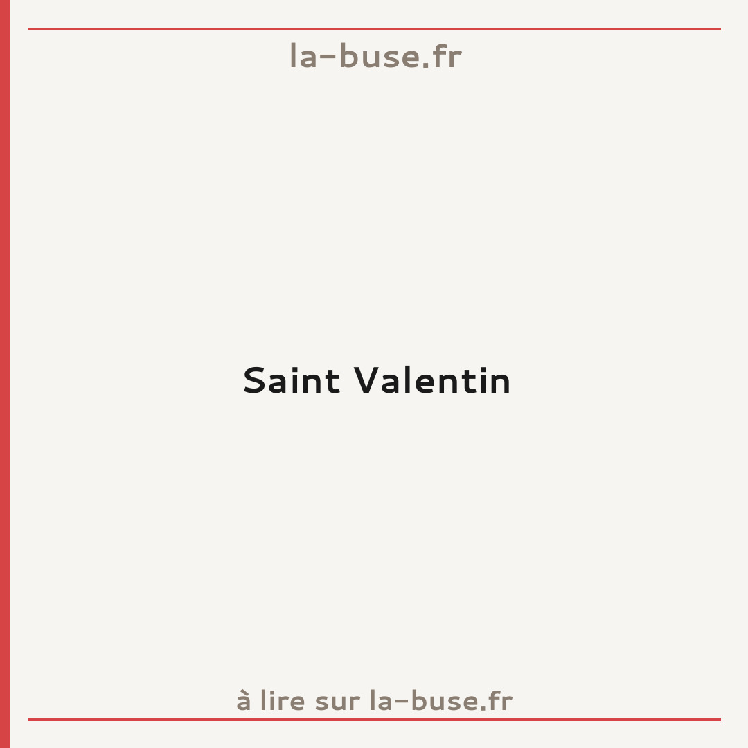 Saint Valentin