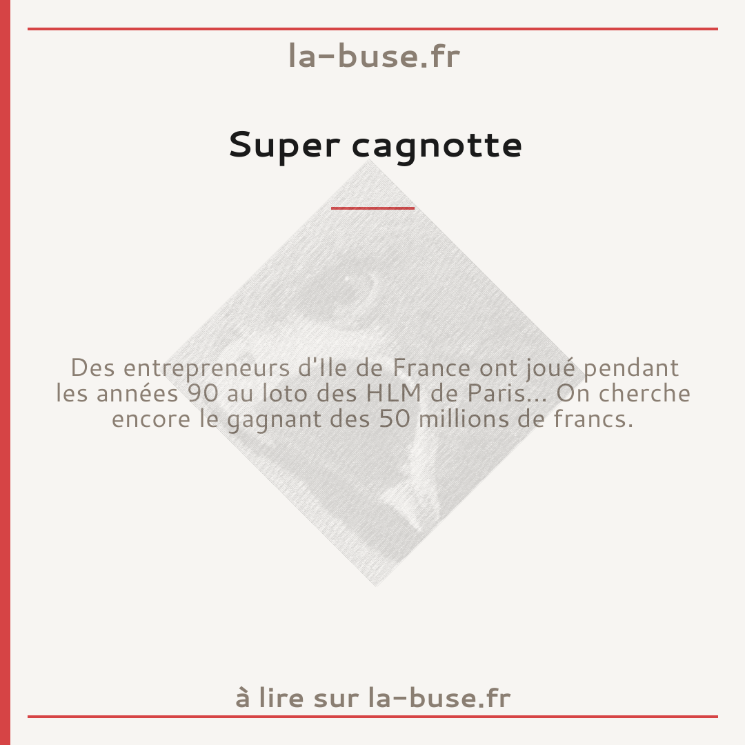 Super cagnotte