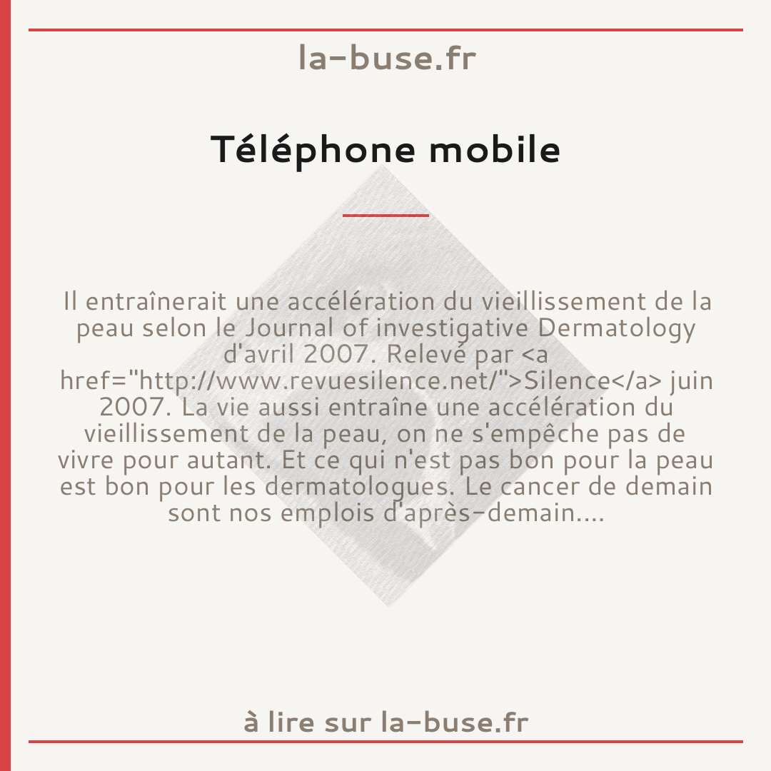 Téléphone mobile