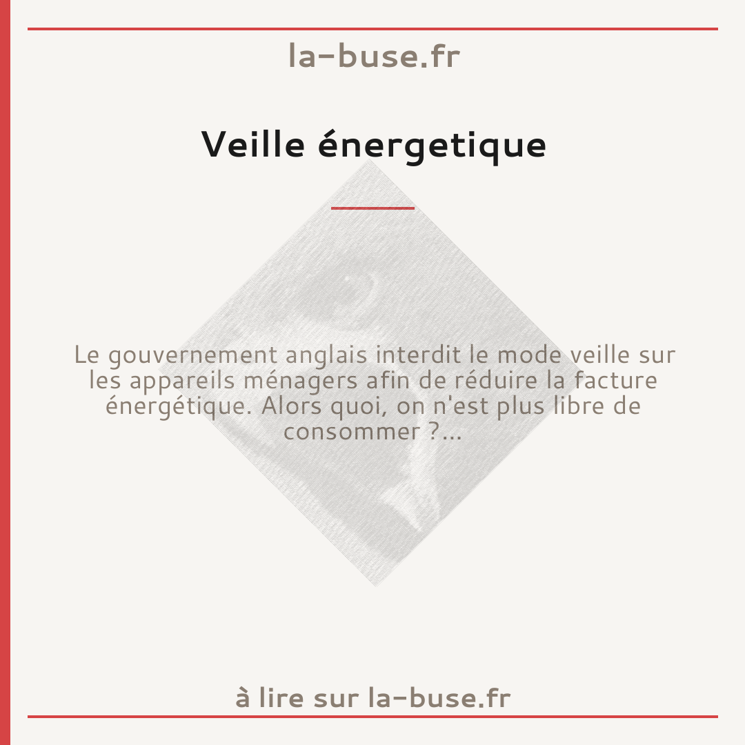 Veille énergetique