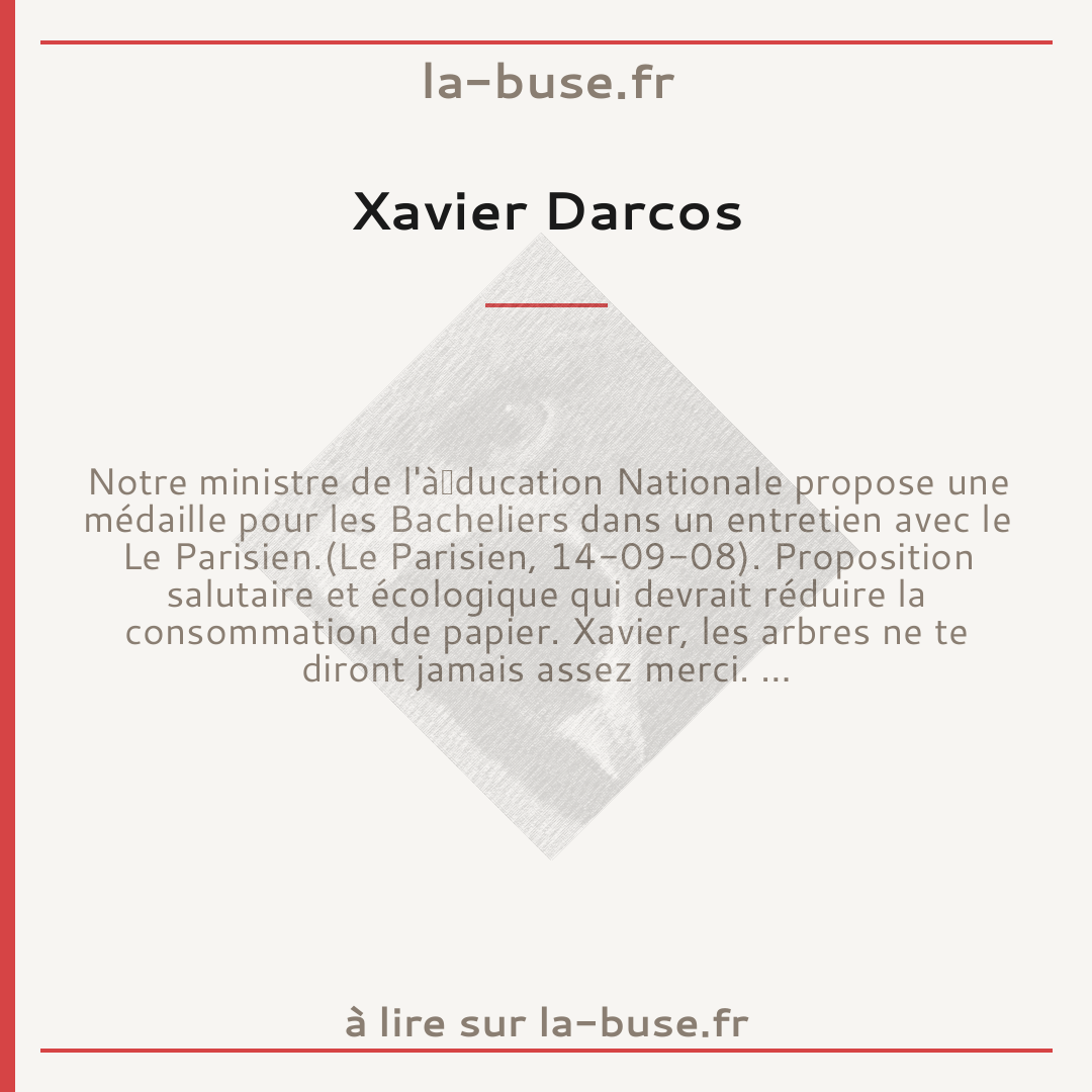 Xavier Darcos