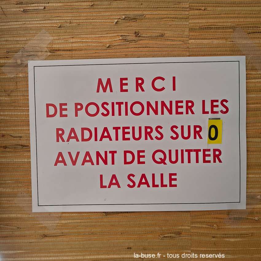 pancarte canicule humour