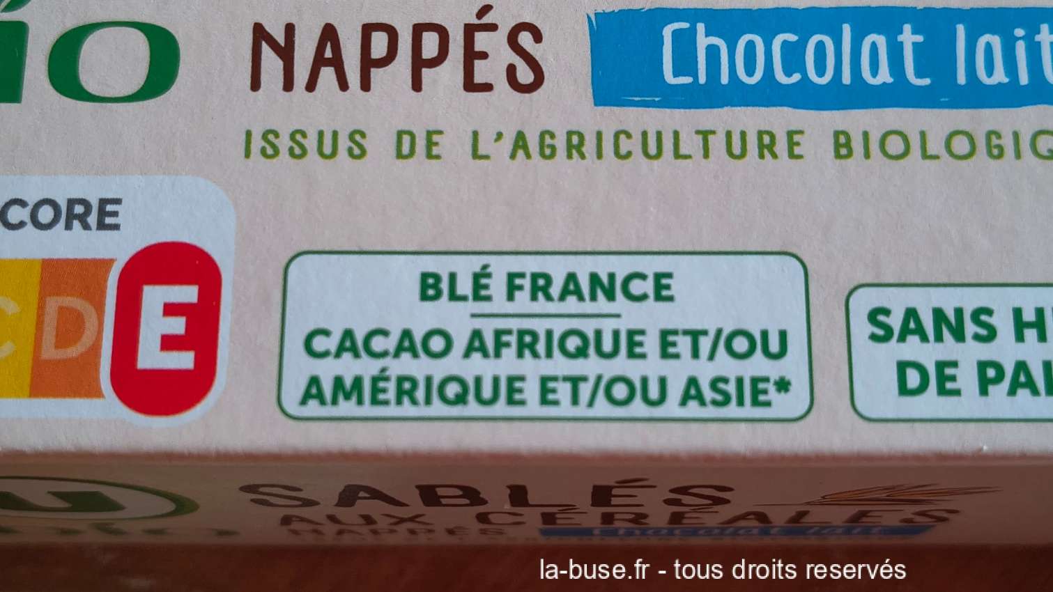 Cacao d'origine inconnue