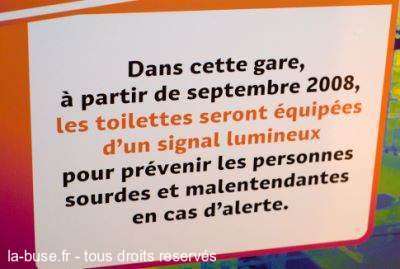Sécurité dans les gares : de vraies mesures.