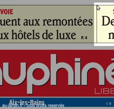 Le Dauphiné rassure sur les centrales Nucléaires.